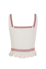 Charlotte Cherish Embroidered Top