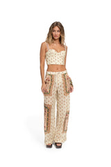 Nader Lupe Plume Crop Top