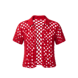Poppy Crochet Shirt