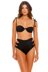 Donna Tout Black Bikini Top