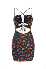 Meli Shaka Floral Mini Dress