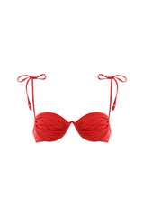 Donna Shaka Red Bikini Top
