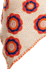 Melissa Eames Crochet Knitted Scarf Top