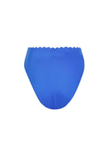 Penelope Basket Blue Scallop Bikini Bottom