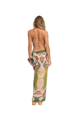 Nader Marine Plume Pareo Cover-up