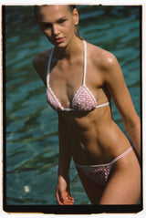 Pale Pink Granny Square Bikini Bottom