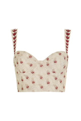 Nader Lupe Plume Crop Top