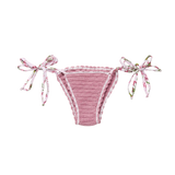 Powder Pink Tie Bikini Bottom
